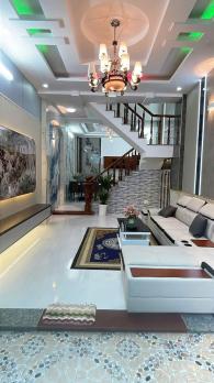 BÁN NHÀ (4X13.5) 3 LẦU (4x13.5) HXH 1/ LÂM THỊ HỐ, Q12 GIÁ RẺ