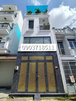 ĐẲNG CẤP NHÀ PHỐ 4 TẦNG BTCT Ô TÔ NGỦ TRONG NHÀ, FULL NỘI THẤT. GẦN CHỢ ĐÔNG QUANG HIẾP THÀNH Q12