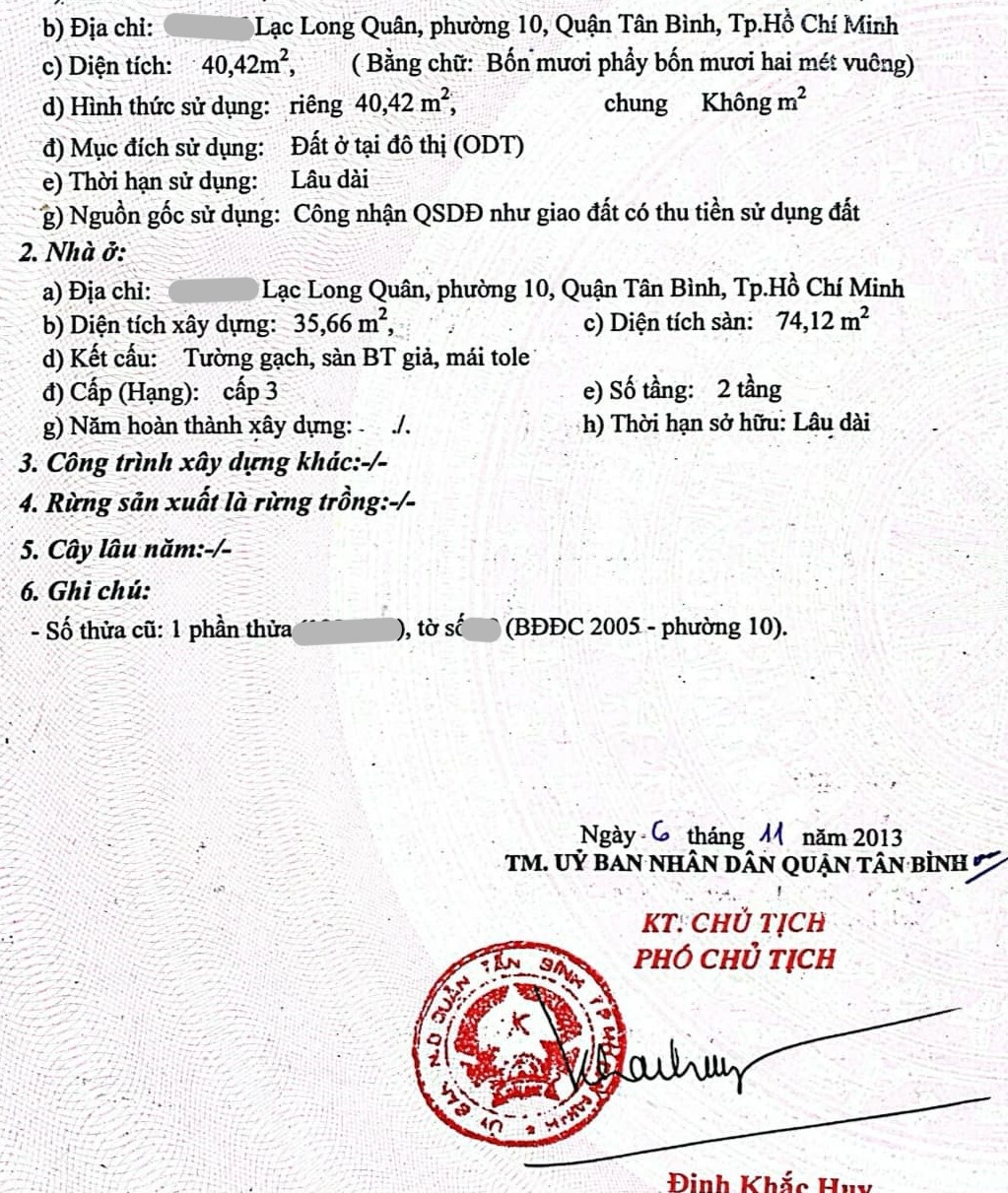 40m2 HXH THÔNG LẠC LONG QUÂN, HƠN 3 TỶ, mặt bằng KD