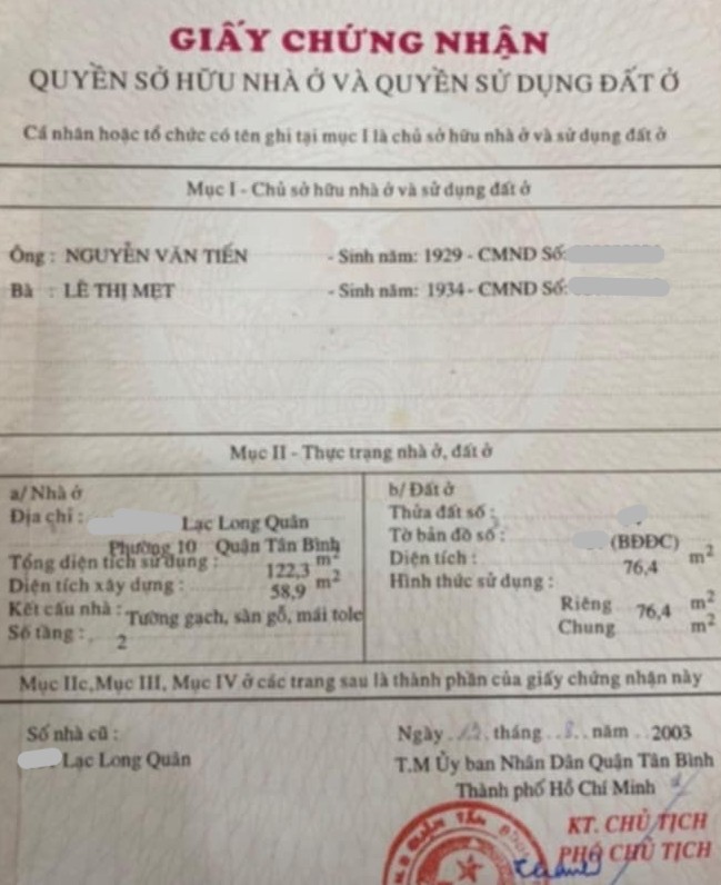 76M2 LẠC LONG QUÂN, NỞ HẬU, PHÁP LÝ CHUẨN HƠN 4 TỶ