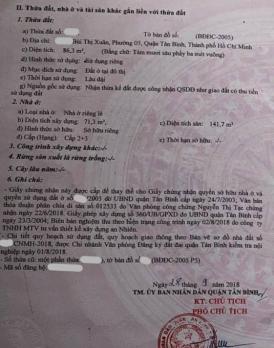 86m2 HOÀNG SA, HẺM THÔNG BÙI THỊ XUÂN nhỉnh 7 tỷ