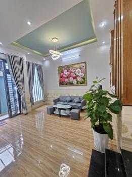 SIÊU PHẨM 2 TẦNG NHÀ MỚI KIÊN CỐ MỘT TRỤC LIÊN KHU 2-5, HIỆP THÀNH, QUẬN 12