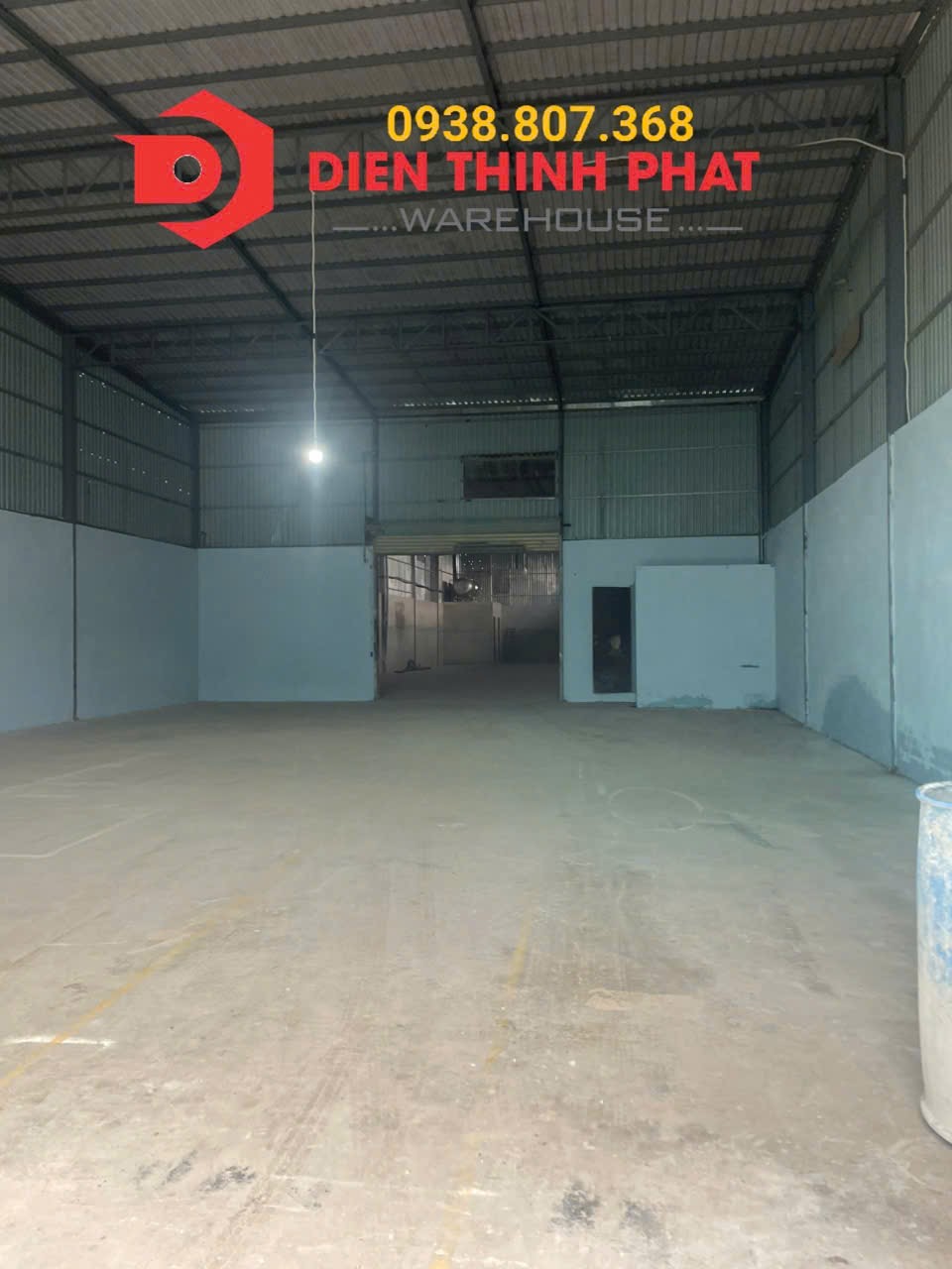 Cho thuê nhà xưởng đường số 6 (Bên kia quốc lộ )quận Bình Tân 550m giá 40tr