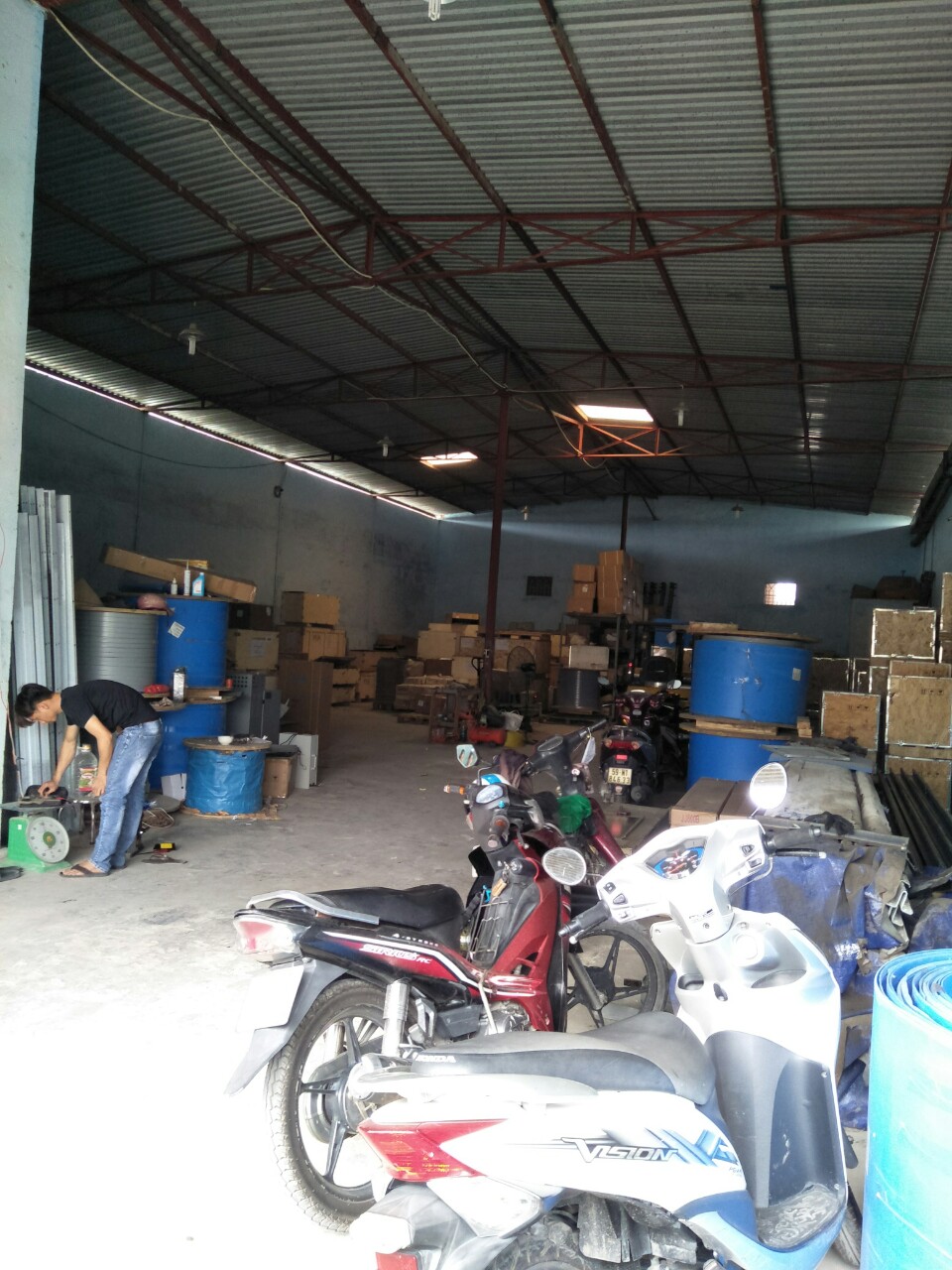 Cho thuê 2 nhà xưởng thuộc khu vực đường tân hòa đông quận Bình Tân 9x20 giá 17tr