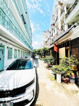 NHÀ 4 TẦNG BTCT MÁI THÁI 75M², GẦN CHỢ THIẾC. HẺM XE HƠI LÊ VĂN KHƯƠNG Q.12.