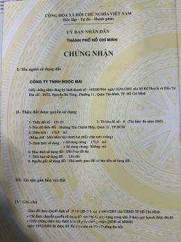 ÔNG ANH KẸT BÁN GẤP CĂN NHÀ MT NGUYỄN THỊ BÚP, DT RỘNG (6.8X30) DÒNG TIỀN TỐT