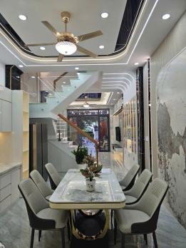 NHÀ (4x16) MẶT TIỀN HẺM 8M – LÂM THỊ HỐ, TRUNG MỸ TÂY  NHÀ MỚI 1 TRỆT 3 LẦU – CHỈ 6.58 TỶ!