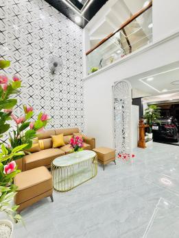 Nhà 4 lầu mới 100% HXH 1 trục Nguyễn Tư Giản, P.12, Gò Vấp, 52m2 nhỉnh 7 tỷ