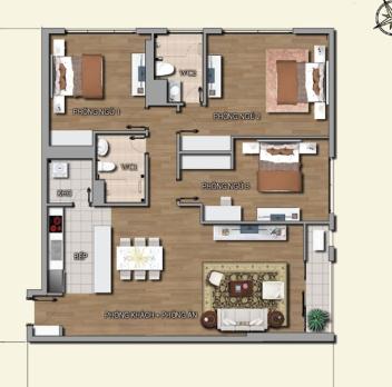 Bán CHCC Vinhomes Nguyễn Chí Thanh_lô góc đón nắng_cực hiếm nhà bán_129m2_giá chào 19 tỷ