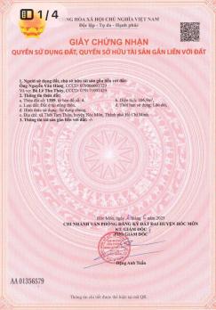 BÁN 2 LÔ ĐẤT ĐẸP GÓC MẶT TIỀN TRUNG ĐÔNG 7, THỚI TAM THÔN, HÓC MÔN