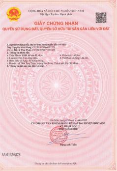 BÁN 2 LÔ ĐẤT ĐẸP GÓC MẶT TIỀN TRUNG ĐÔNG 7, THỚI TAM THÔN, HÓC MÔN