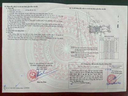 SIÊU HOT – NHÀ CẤP 4 MẶT TIỀN TRẦN THỊ CỜ, QUẬN 12 
GẦN NGÃ TƯ VÀNG