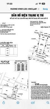 BÁN ĐẤT (11X38) MẶT TIỀN NGUYỄN THỊ NGÂU, THỚI TAM THÔN, HÓC MÔN