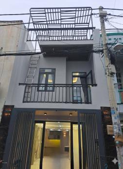 NHÀ 3 TẦNG 48M² (4x12 MỚI 100% – SÁT LÊ VĂN QUỚI, NGÃ TƯ BỐN XÃ – HẺM 6M THÔNG – BHH, BÌNH TÂN.