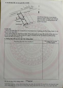 HÀNG HOT AN PHÚ ĐÔNG – Q12 - 7 LÔ ĐẤT ĐẸP – GIÁ TỐT ĐẦU TƯ