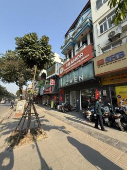 Bán Nhà Mặt Phố Nguyễn Khánh Toàn Cầu Giấy 208m2-5T MT8m Vỉa Hè 123 Tỷ.