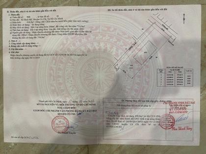 SIÊU PHẨM 2 MẶT TIỀN – ĐẤT THỔ CƯ (18.7X50) HÀNG HIẾM BÌNH MỸ, CỦ CHI