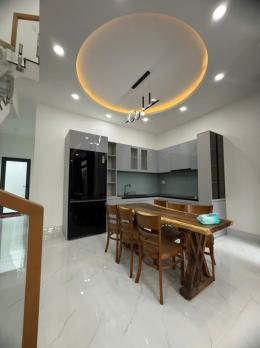 NHÀ BÁN 2 TẦNG MỚI TINH GẦN 90M²,  HẺM XE TẢI THÔNG. TRỤC NGẮN THỚI TỨ 2, THỚI TAM THÔN, HÓC MÔN