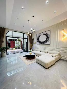 Bán nhà mới Hẻm 7m Phan Huy Ích - gần EMART, 4,5x17m, 4 Tầng mới - 4PN, chỉ 9,65 tỷ.