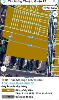 ĐẤT VÀNG MẶT TIỀN ĐÔNG HƯNG THUẬN 02 – Q12 – FULL THỔ – SÁT KDC AN SƯƠNG