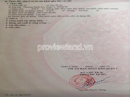 Bán gấp lô đất Quận 2, Đường Số 11 - Trần Não, 477m2 thổ cư, đường 8m, 69 tỷ