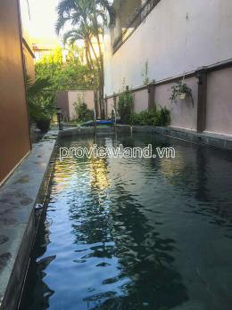 Bán biệt thự Thảo Điền, khu compound, 380m2 ngang 15.5m, có hồ bơi + sân vườn, 125 tỷ