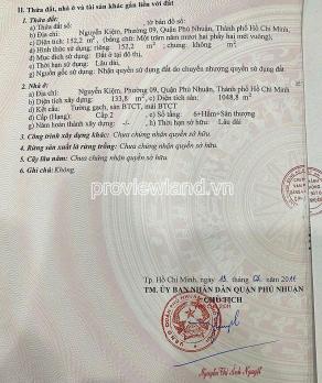 Bán tòa nhà Nguyễn Kiệm Phú Nhuận, hầm 5 tầng, 152,2 m², Thiết kế văn phòng, giá 58 tỷ