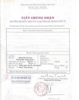 Bán nhà mặt tiền Bùi Thị Xuân, Q1, 8x22m đất, 4 tầng, giá bán 165 tỷ