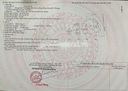 Bán nhà góc 2 mặt tiền Thân Văn Nhiếp An Phú, 130m2, đang thuê 60tr/th, giá 34 tỷ