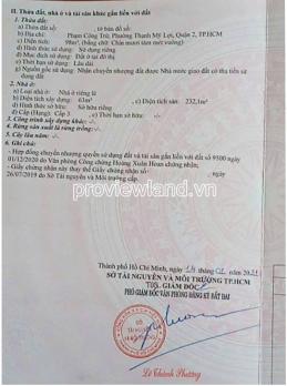 Bán nhà mặt tiền Phạm Công Trứ Thạnh Mỹ Lợi, dt 98m2, hướng đông nam, giá 17 tỷ