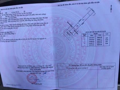 CHỦ GỞI MẶT TIỀN TỈNH LỘ 2, CỦ CHI - GẦN NGÃ BA LÊ THỊ NỬA – VỊ TRÍ ĐẸP