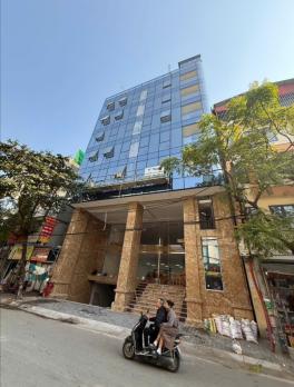 Bán tòa nhà Văn Phòng 10 tầng mặt phố Cầu Giấy Dt 255m2 Mt 15m. Gía 255 tỷ