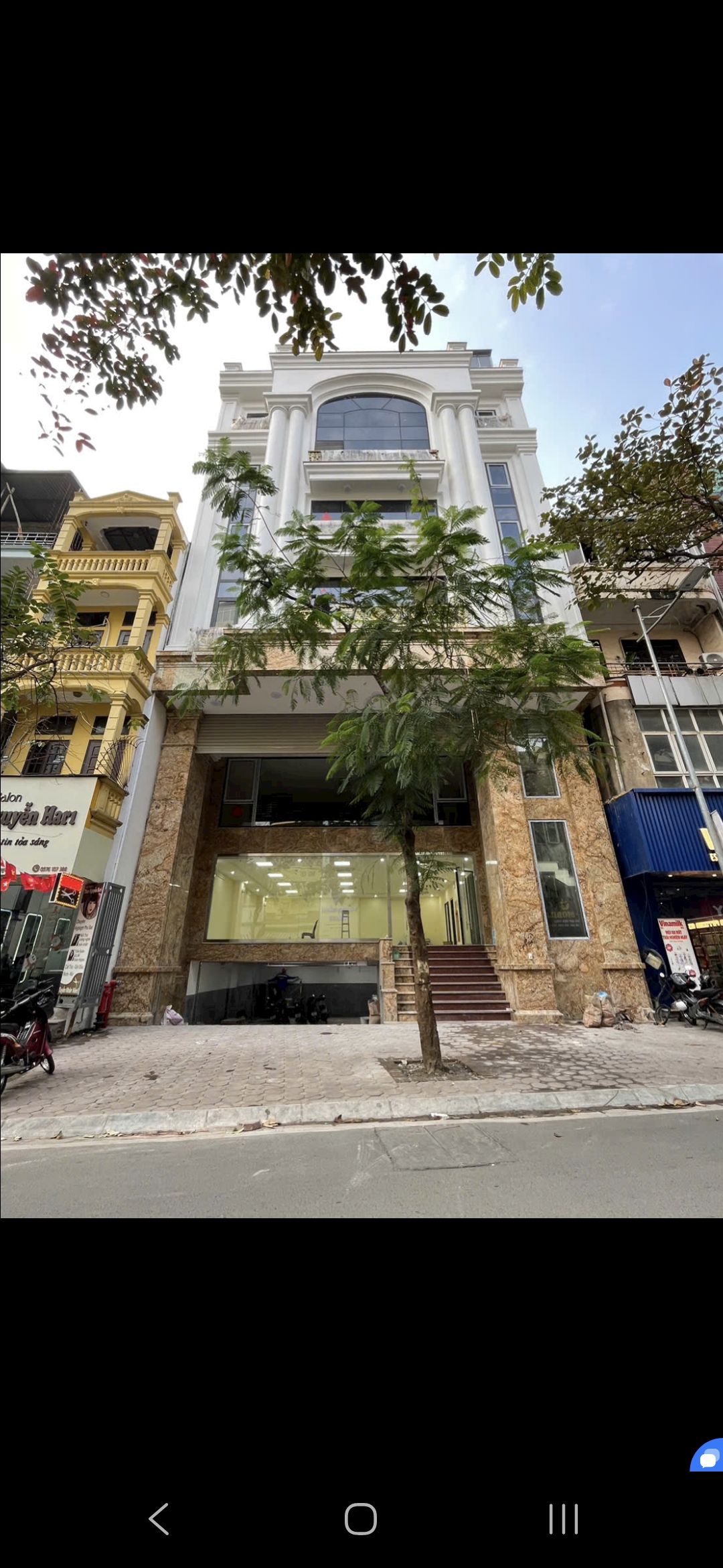 Bán tòa nhà Văn Phòng 9 tầng mặt phố Vương Thừa Vũ Dt 190m2 Mt 12m. Giá 120 tỷ