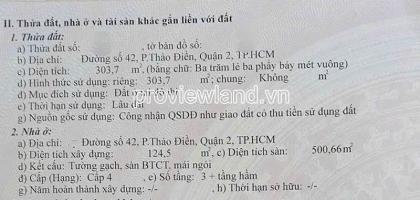 Biệt thự Thảo Điền có hồ bơi riêng, 4PN, sân vườn rộng, 303 m², 303 m², giá 73 tỷ