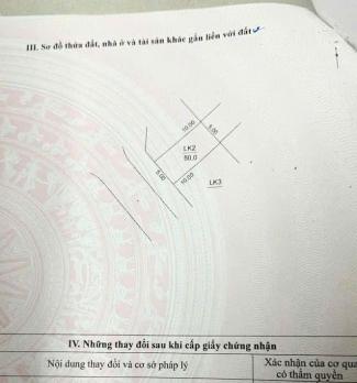 Đất DV khu LK 20a,b Dương Nội, DT50m2, MT5m, ô tô KD, 14.89 tỷ Hà Đông