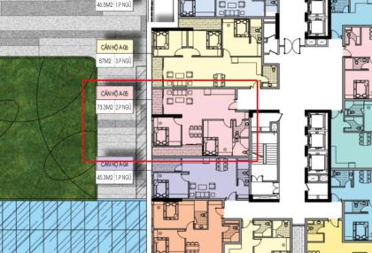 BÁN CĂN HỘ CHUNG CƯ RUBY PARK PHÚC LỢI, 73.3M2 CHỈ 5 TỶ 195 TR. LH:0988011195