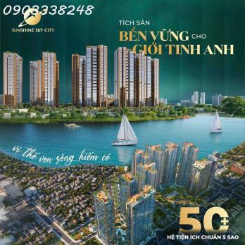 Giữ chỗ V8,V9 Sunshine Sky City được hưởng chiết khấu 1% booking sớm với giá từ 98 triệu/m2 đi kèm