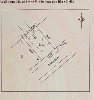 Biệt thự 4T xây thô ĐTM An Hưng, Dương Nội, DT238m MT12m, 55 tỷ Hà Đông