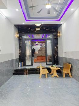 Bán nhà 2 Mặt tiền Tân Hòa Đông - giao Hương Lộ 2, 4x20m, 2 tầng mới - 4 PN, 10,9 tỷ.