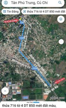 KHO MT ĐƯỜNG 88 – 850M² – GẦN BV XUYÊN Á, TÂN PHÚ TRUNG – GIÁ CHỈ 8 TỶ