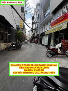 Bán nhà hẻm xe hơi Quận Phú Nhuận TPHCM, gần Phan Xích Long, sân bay Tân Sơn Nhất