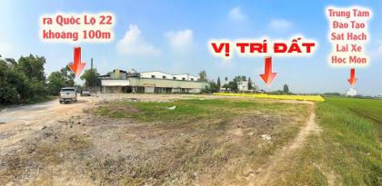 QUỸ ĐẤT LỚN 1/ QUỐC LỘ 22, TÂN HIỆP – GẦN VÀNH ĐAI 3 – CHỈ ~4,7TR/M²