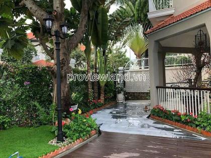 Bán biệt thự Thạnh Mỹ Lợi, 550 m², 25m × 22m, hầm + 3 lầu, 4PN, gara ô tô