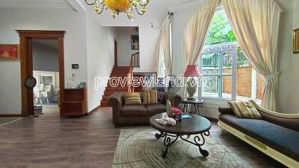 Bán biệt thự Thạnh Mỹ Lợi, 550 m², 25m × 22m, hầm + 3 lầu, 4PN, gara ô tô