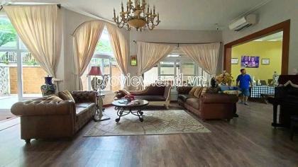 Bán biệt thự Thạnh Mỹ Lợi, 550 m², 25m × 22m, hầm + 3 lầu, 4PN, gara ô tô