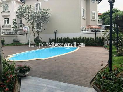 Bán biệt thự Thạnh Mỹ Lợi, 550 m², 25m × 22m, hầm + 3 lầu, 4PN, gara ô tô