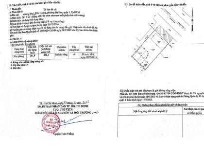 Bán nhà 2 mặt tiền đường Đinh Tiên Hoàng, Q1, 15x30m đất, 2 tầng, 115 tỷ