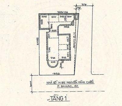 Bán đất mt Nguyễn Đình Chiểu tại Q1, 367m2 đất, ngang 13m, giá 260 tỷ